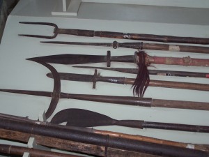 Various pole-arms at the Beijing Military Museum